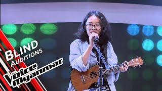 Khine - Can't Take My Eyes Off You (Frankie Valli) | Blind Audition - The Voice Myanmar 2019