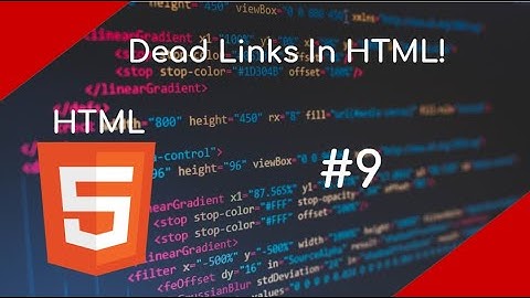 What Is A Dead Link In HTML || How To Create A Dead Link In HTML
