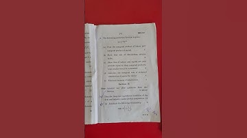 MEC 101 Microeconomics Analysis June 2024 Question Paper #Shorts #ignou