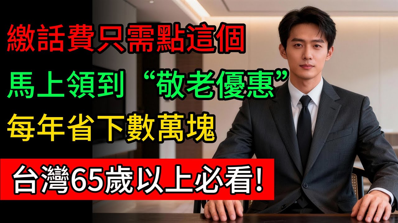 手機月租還在繳499?你虧大了!65歲以上「隱藏方案」曝光，每月只要149，一年現省4200元!#退休生活 #中華電信 #省錢攻略