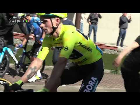 Tour du Pays basque 2024 - La grosse chute de Primoz Roglic à 40 km de l'arrivée de la 3e étape