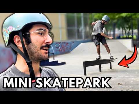 The Skatepark with MINI OBSTACLES in NYC! — City Line Skatepark (Brooklyn, NY)