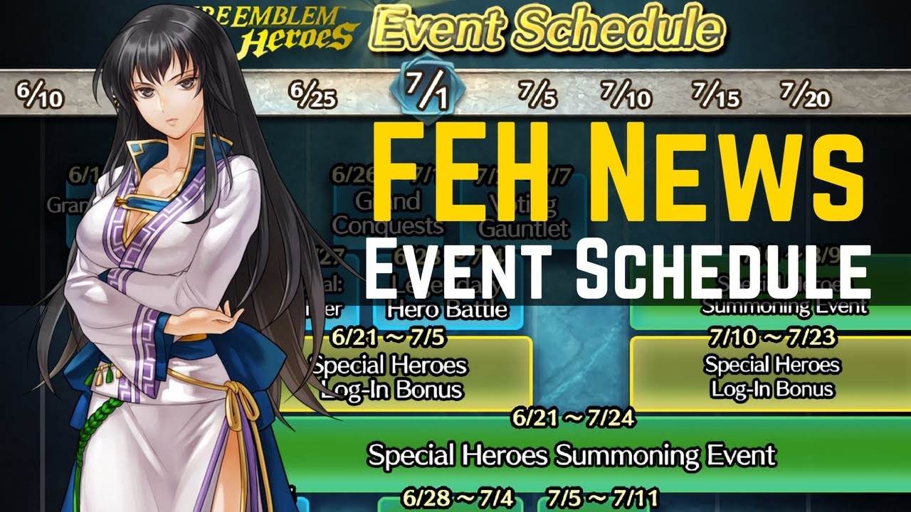 FEH Event Schedule Released! Summer Banners, Tempest Trials & More