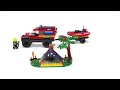 Video: LEGO® 60412 City 4x4 ugunsdzēsēju mašīna ar glābšanas laivu
