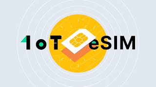 1oT eSIM — The IoT connectivity revolution is here