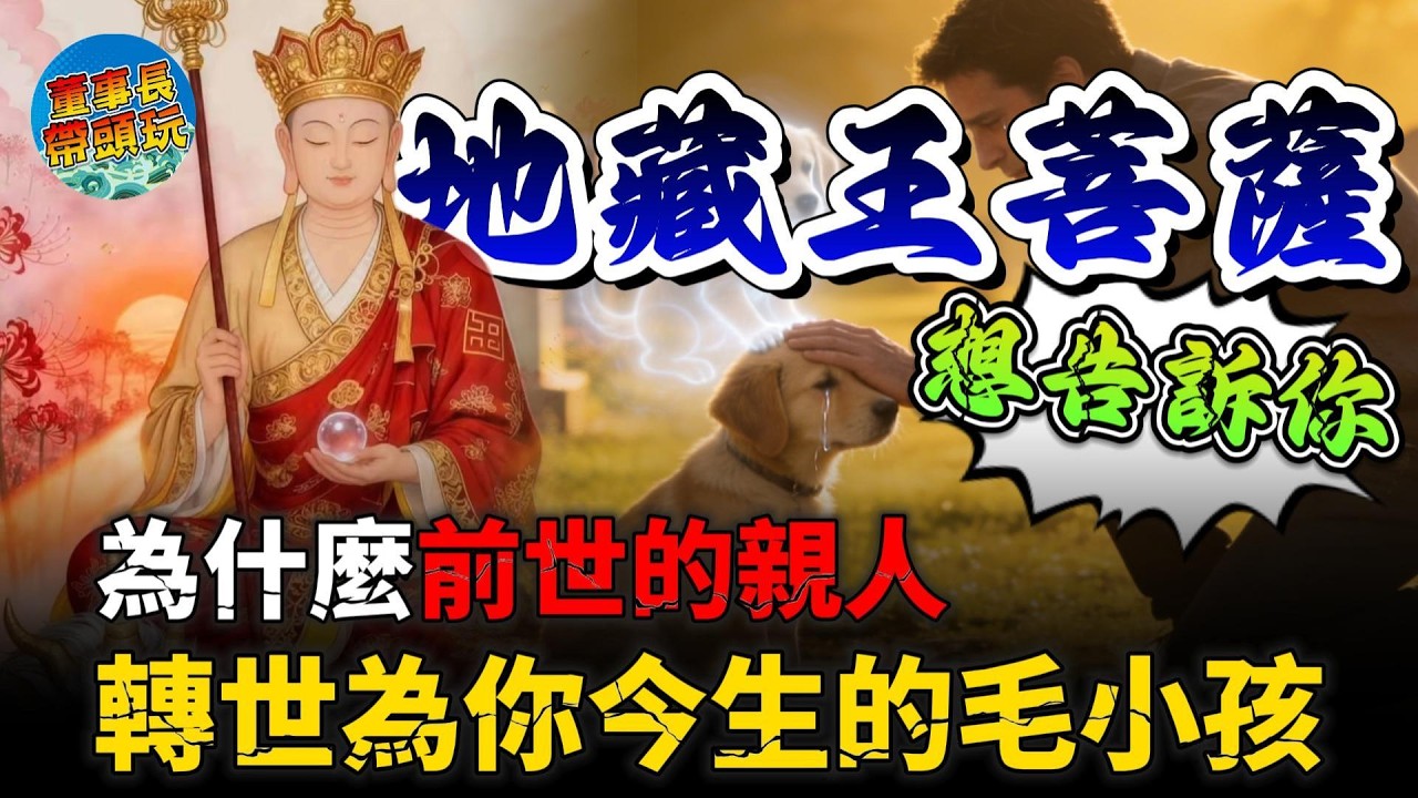 【地藏王菩薩想要告訴你】毛小孩往生怎麼辦？很多人都做錯了這件事！佛法揭開毛小孩的真實因果