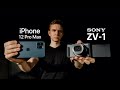 iPhone 12 Pro Max сравнение с камерой Sony ZV-1
