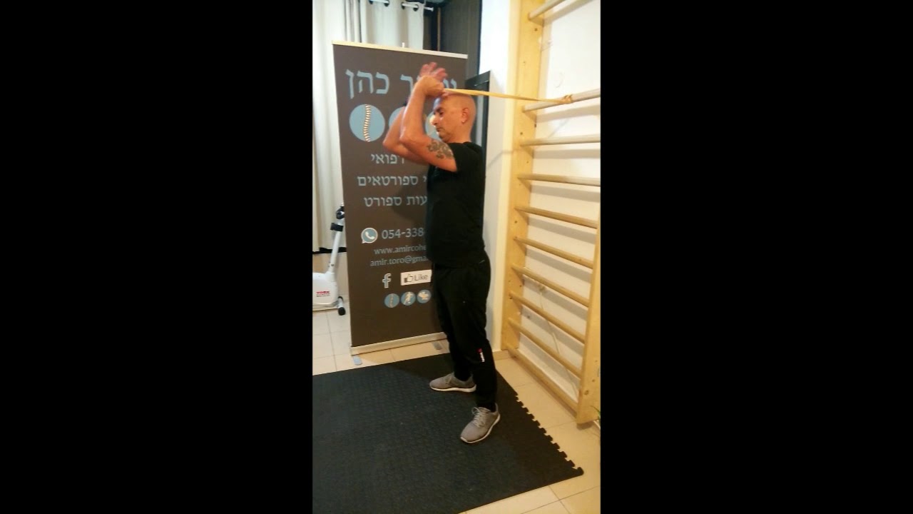 eccentric workout triceps- תרגול אקצנטרי לשריר התלת ראשי - YouTube
