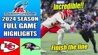 Kansas City Chiefs vs Baltimore Ravens [FULL GAME] Conference Championship | AFC Championship Round