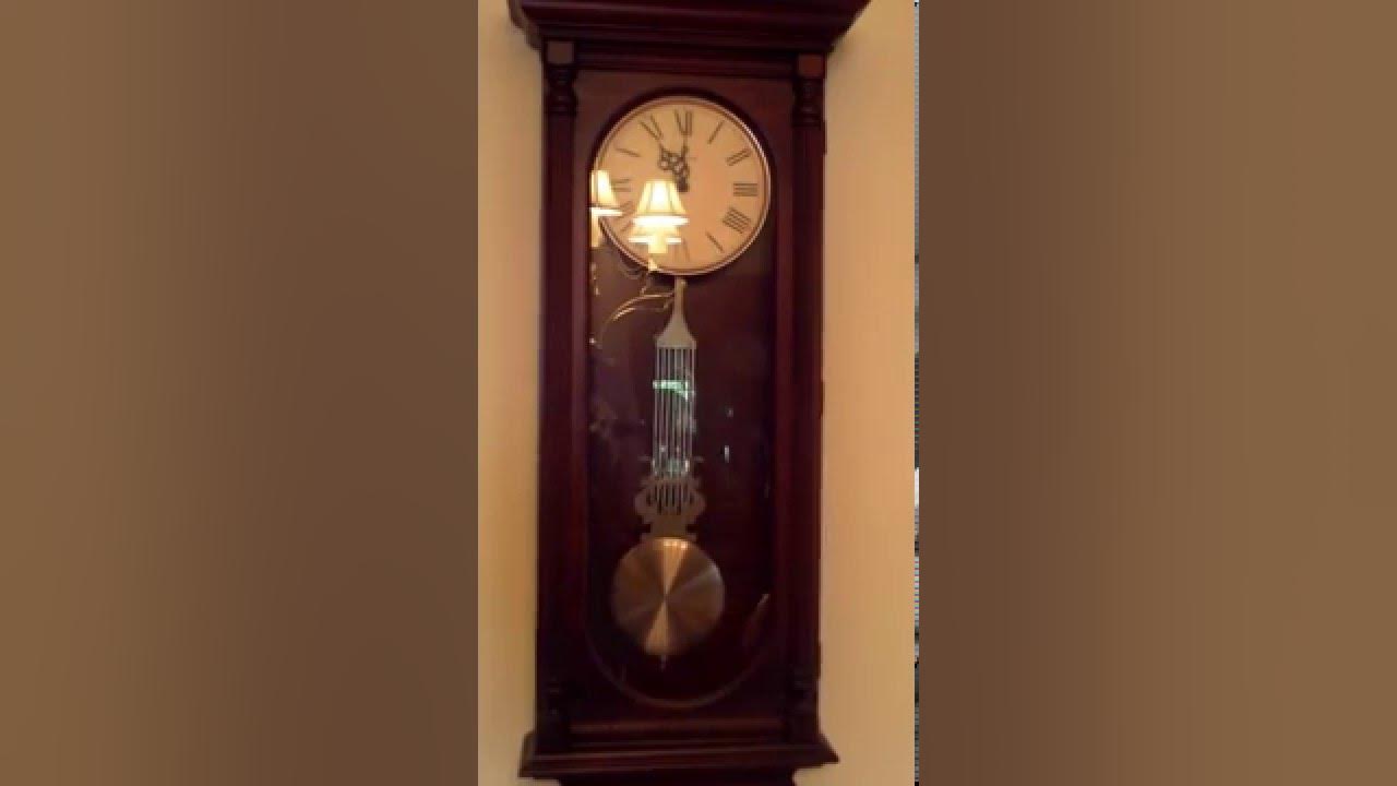 Howard Miller Battery Operated DualChime Wall Clock Westminster YouTube