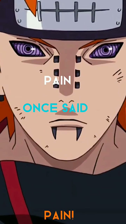 Pain once said.... 🤣 #shorts #naruto #narutoedit