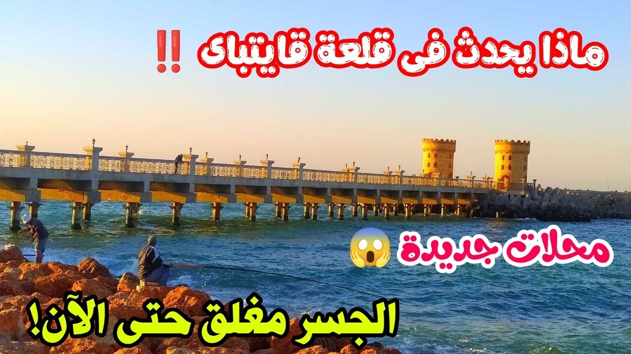 ماذا يحدث عند قلعة قايتباي‼️جسر بطول 550 متر جاهز منذ شهور ولم يفتتح حتى الآن! | الإسكندرية الآن 