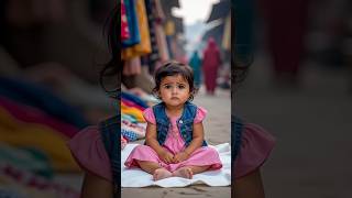 Cute Baby Girl Begging For Mother