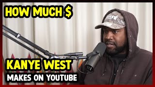This Is How much money Kanye West makes on YouTube 2024.