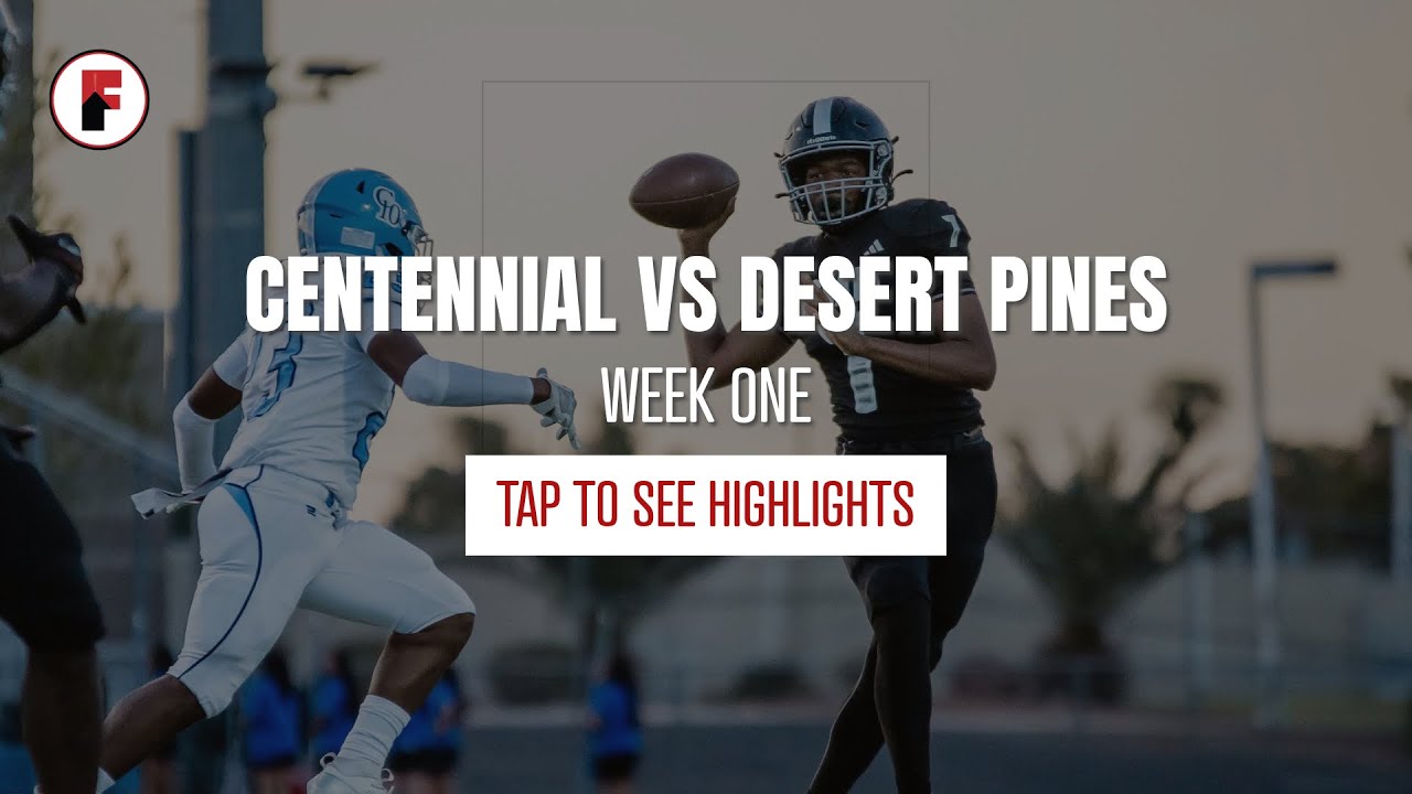 Las Vegas High School Football Highlights Centennial vs Desert Pines