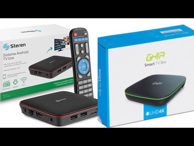 SMART TV BOX GHIA GAC-116, STEREN INTV-110(NO LO COMPREN), unboxing,  review. 