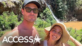 Chris Hemsworth & Elsa Pataky Vacation In Kenya w/ Their Kids