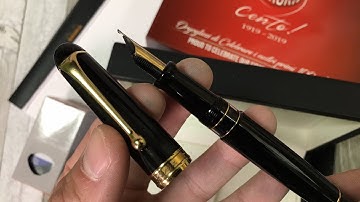 Aurora 88 Goccia Nib Fountain Pen Unboxing and Writing Sample