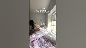 7am harvard productive morning routine #dayinmylife #productivity #vlog #college #morningroutine