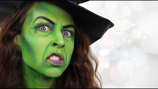 Wicked Witch Makeup Halloween Face Painting