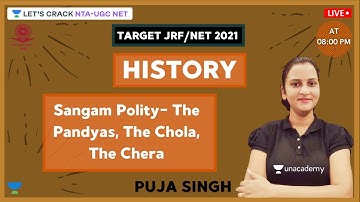 Sangam Polity- The Pandyas, The Chola, The Chera | Target NTA-UGC NET 2020/2021 | Puja Singh