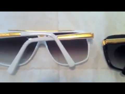 Louis Vuitton Rare z0351w White x Gold Millionaire Evidence Sunglasses  141lvs78