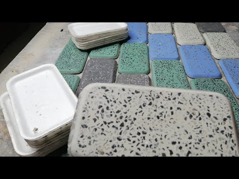 Video: Mosaico hecho en piedra con sus propias manos
