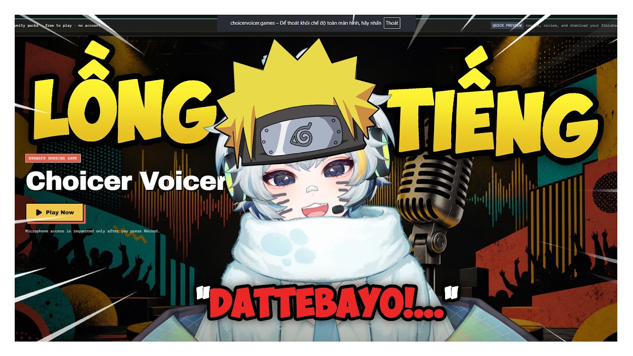 🔴【CHOICER VOICER】TRỞ THÀNH VOICE ACTAUR CÙNG HẢI CẨU KI KI!!!