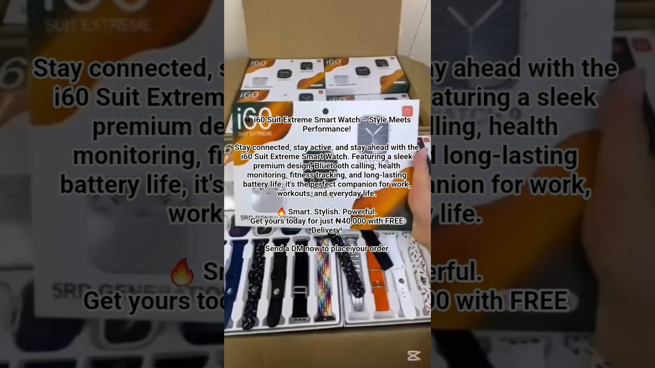 I60 Suit Extreme Smart Watch