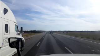 Bigrigtravels Live! - Springfield to Raymond, Illinois - October 29, 2016