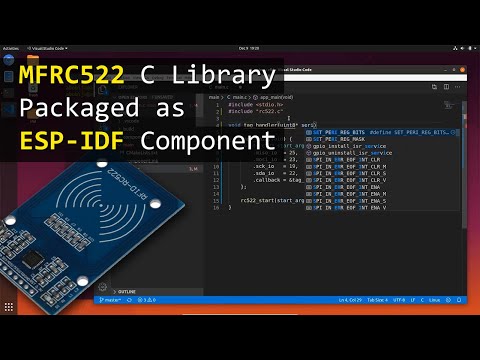 How To Connect MFRC522 With ESP32 | ESP IDF Component
