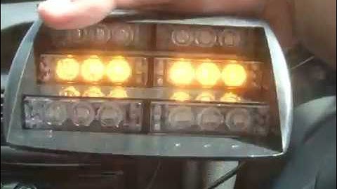 UNBOXING CHEAP EBAY STROBE FLASHING DASH LIGHTS DAY / NIGHT TEST