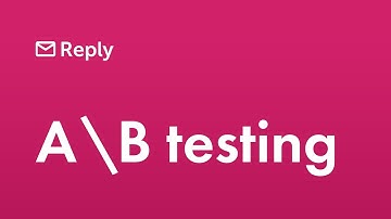A/B testing in Reply.io