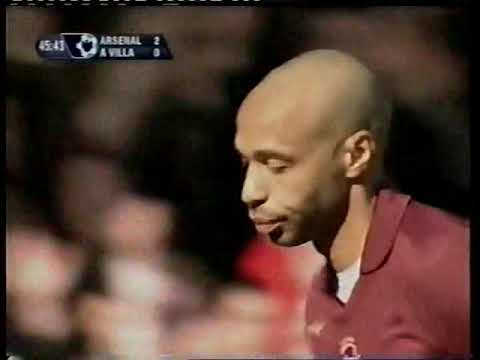 Arsenal v Aston Villa - Premier League - 2005/06