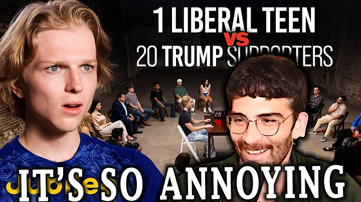Can 1 Woke Teen Survive 20 Trump Supporters? (P2) | Hasanabi Reacts to Jubilee