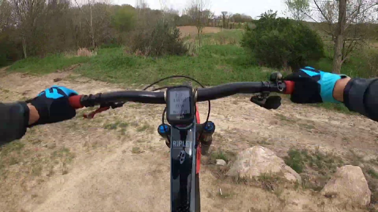 Just Out playin bikes with the guys at Creekside trail In Valparaiso