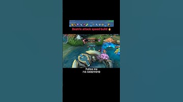 Beatrix full attack speed build 2025🔥#mobilelegends #mlbb #avataar11 #mlbbcreatorcamp #shorts