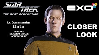 EXO-6 Star Trek: TNG Data 1/6 Figure - Closer Look