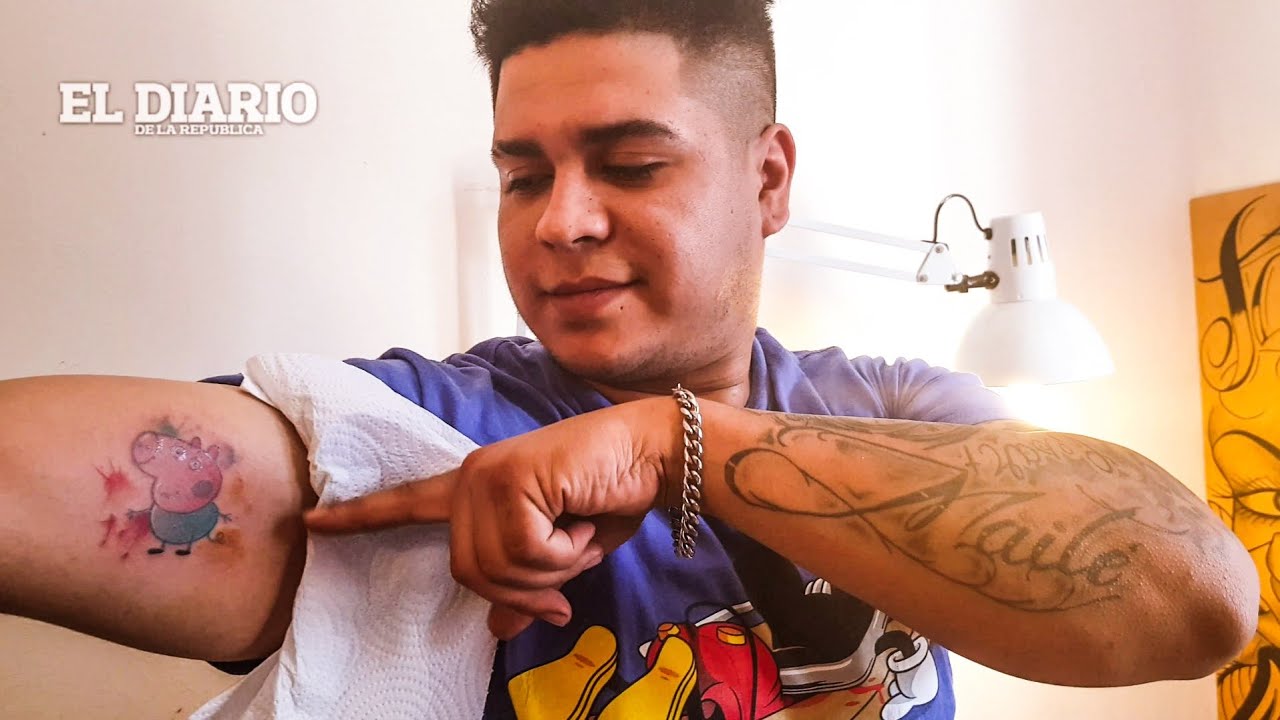 ¡Cumplió!: Lucas se tatuó a 