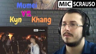 Reazione MIC SCRAUSO II Kyn VS Mumei VS Khang 8ttavi di finale REACTION