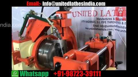 PIPE THREADING MACHINE   API TUBES | Line Pipes  ROD | BAR THREADING MACHINE  - Gewindestange