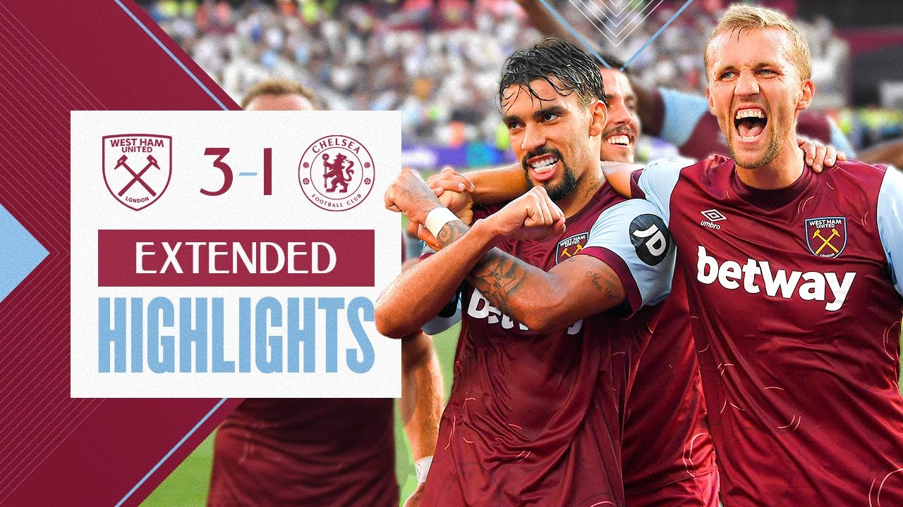 Extended Highlights Derby Day Delight West Ham 3-1 Chelsea Premier League