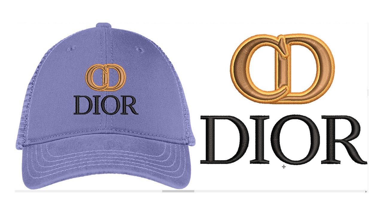 CD Dior Embroidery logo | Embroidery Logo Near me | Embroidery.