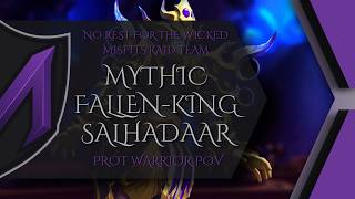 Mythic Fallen-King Salhadaar | Voidspire - Protection Warrior PoV | NRFTW - Misfits