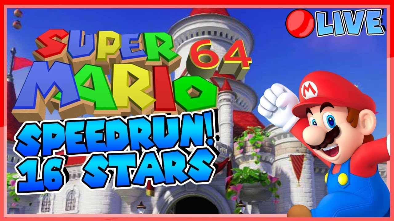  SPEEDRUN NEUE BESTZEIT Super Mario 64 16 Star YouTube