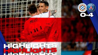 HIGHLIGHTS | MONTPELLIER 0-4 PSG | MESSI, DI MARIA & MBAPPE ⚽️
