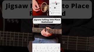Jigsaw Falling Into Place - Radiohead #shorts #song #tutorial #guitarcover #cover #acoustic