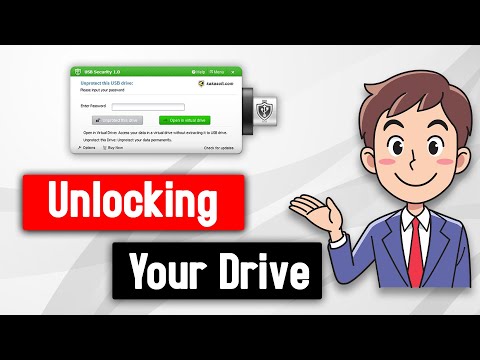 Video: How To Unlock A USB Flash Drive If You Forgot Your Password