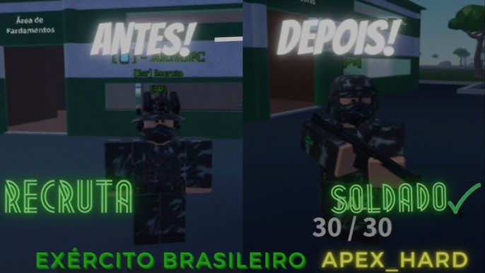 RECRUTANDO NO EXÉRCITO BRASILEIRO DO TEVEZ ! #10 - Roblox 