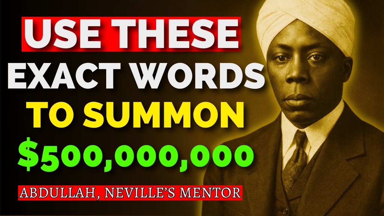 Stop Asking — Command the Universe to Send You $500,000,000 (Exactly Like This) | Abdullah